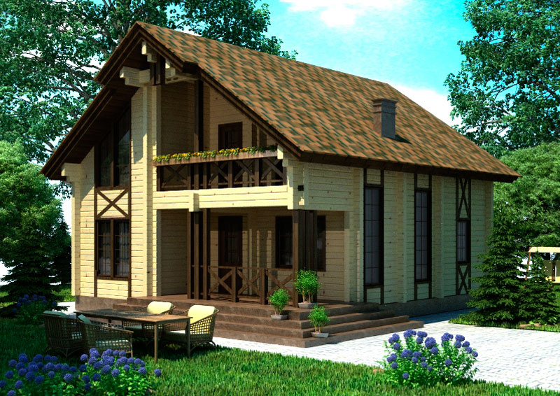 Подробные проекты деревянных домов